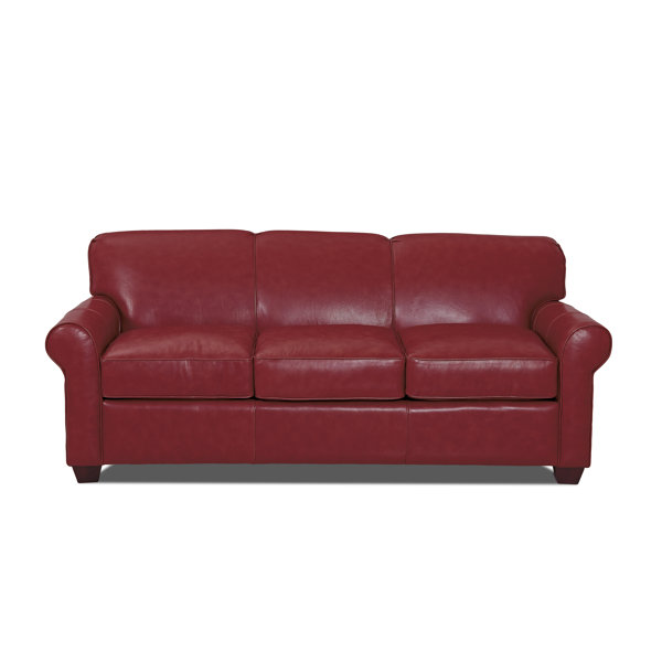 Wayfair Custom Upholstery™ Jennifer Leather Sofa & Reviews Wayfair