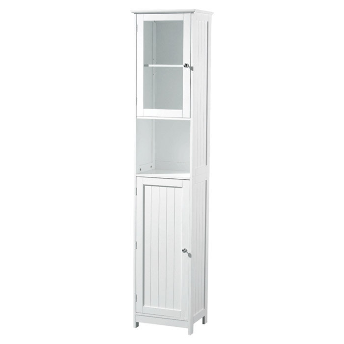 All Home 40 X 189cm Free Standing Tall Bathroom Cabinet Reviews Default Name