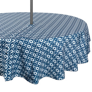 Umbrella Hole Tablecloth Wayfair Bright Ikat Outdoor Umbrella Tablecloth With Zipper