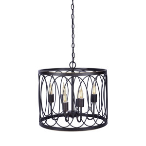 6-Light Drum Pendant