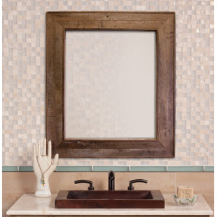 Decorative Powder Room Mirror Wayfair Vintner S Chardonnay Bathroom Mirror