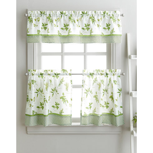 August Grove Cherelle Herb Graden Kitchen Curtains Wayfair Cherelle Herb Graden Kitchen Curtains