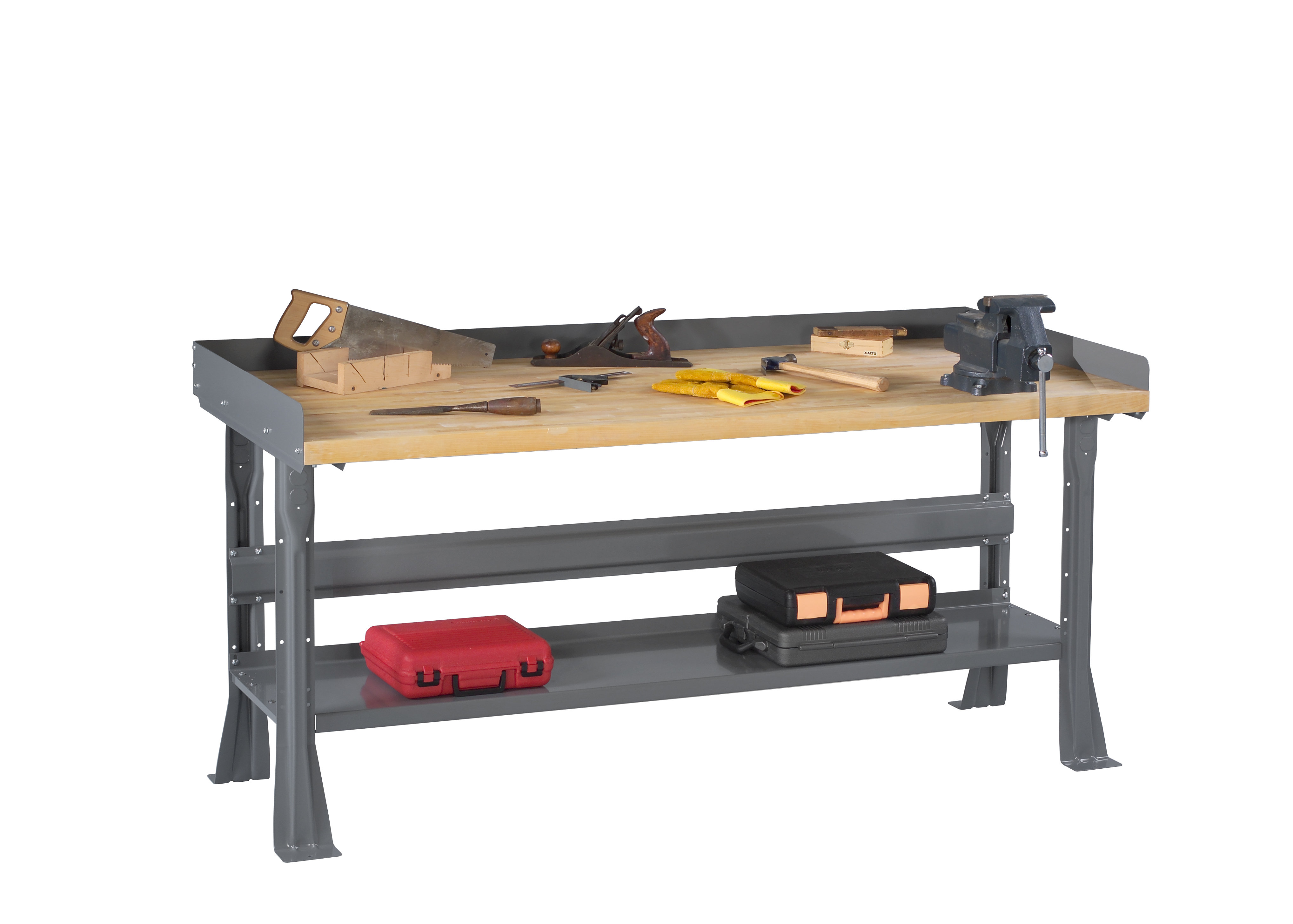 Tennsco Butcher Block Top Workbench Wayfair