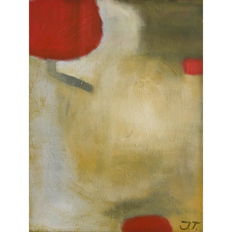 Art Excuse Red Dot 4 By Josefa Tscharmann Painting On Canvas In