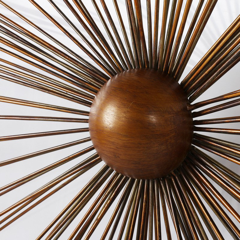 AdecoTrading Decorative Contemporary Modern Starburst Iron Widget Wall