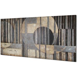 Abstract Sections by Tina O. Painting on Wrapped Canvas
