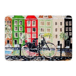 Bicycle by Christen Treat Bath Mat