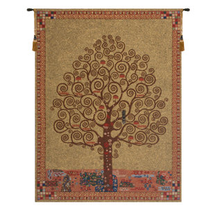 Tree Of Life Wall Tapestry Wayfair Klimt S Tree Of Life Wall Hanging