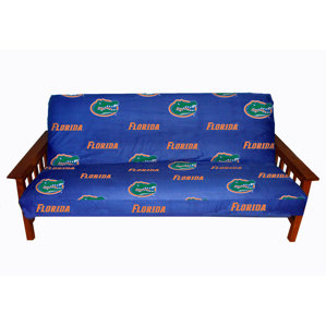 NCAA Box Cushion Futon Slipcover by College Covers