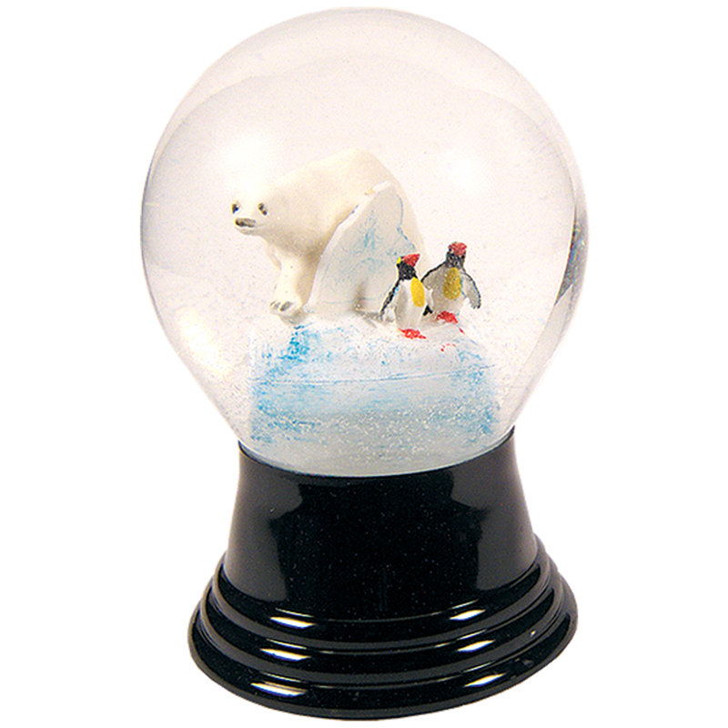 The Holiday Aisle Perzy Polar Bear Snow Globe Wayfair