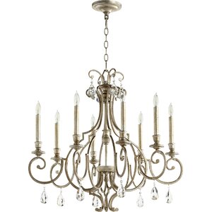 Ansley 8-Light Candle-Style Chandelier