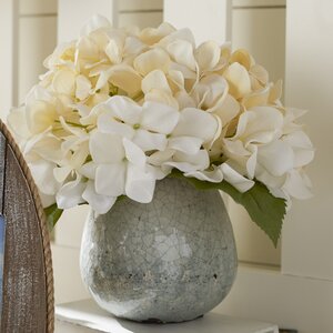 Faux White Hydrangea