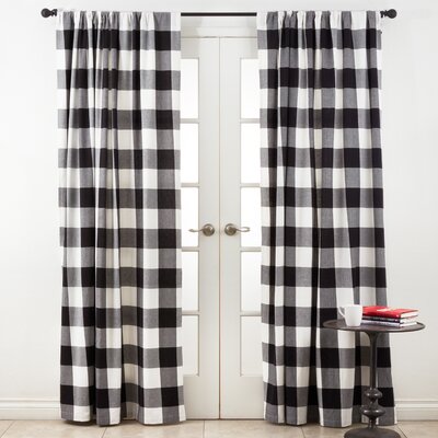 Large Buffalo Check Curtains | Wayfair