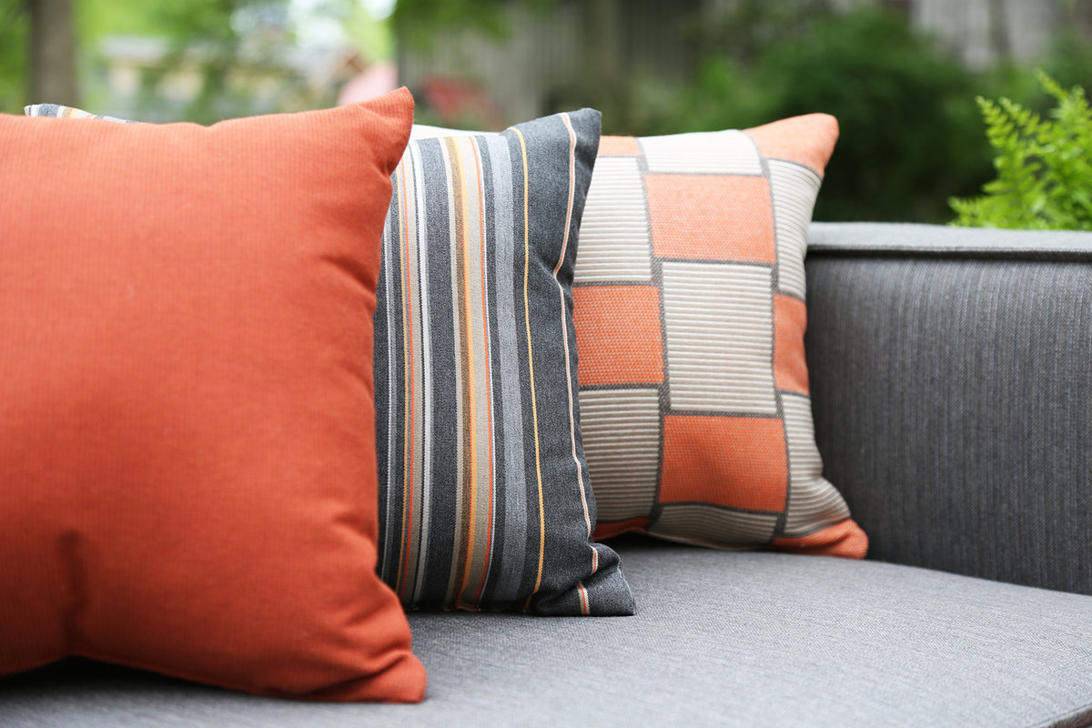 AE Outdoor Manhattan 4 Piece Sunbrella Sofa Set with Cushions & Reviews