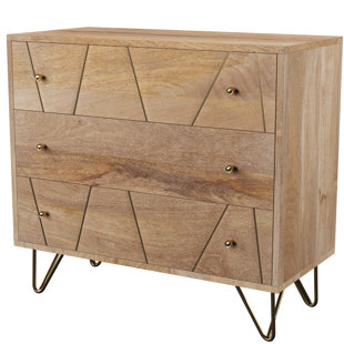 Accent Cabinets Chests Joss Main Banas 3 Drawer Chest