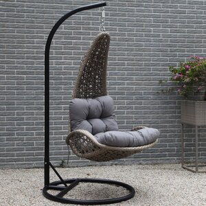 Lazaro Hanging Basket Chair with Cushion