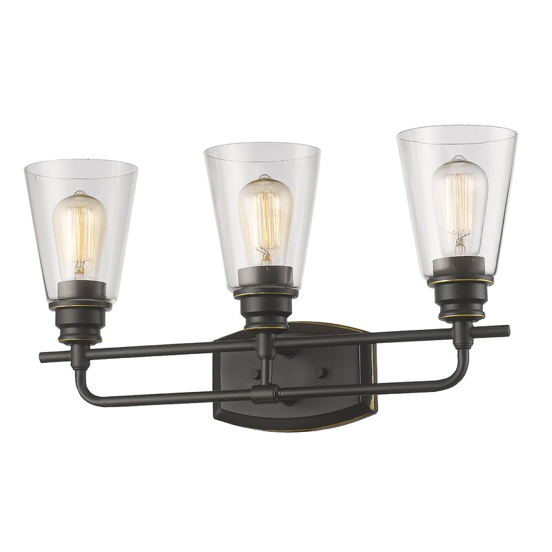 Laurel Foundry Modern Farmhouse Clayton 3-Light Vanity Light & Reviews ...