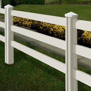 Traditional 4' x 14' Ranch Rail Fence
