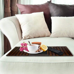 Sofa Arm Tray Table Wayfair Gl Sofa Arm Tray Table