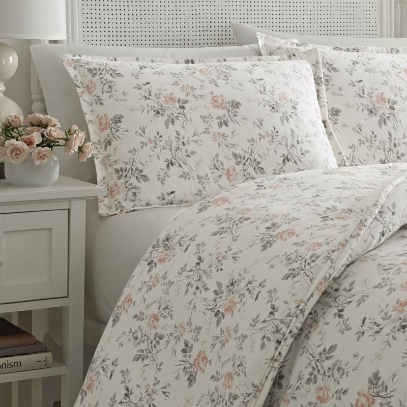 Laura Ashley Home Rosalie 3 Piece 100 Cotton Duvet Set by Laura Ashley