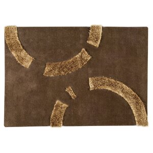 Odessa Hand-Tufted Brown Area Rug