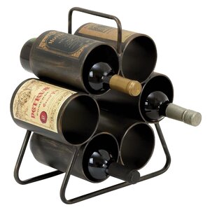 6 Bottle Tabletop Wine Rack