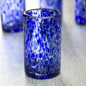 Hand Blown Recycled 5 Oz. Juice Glass (Set of 6)