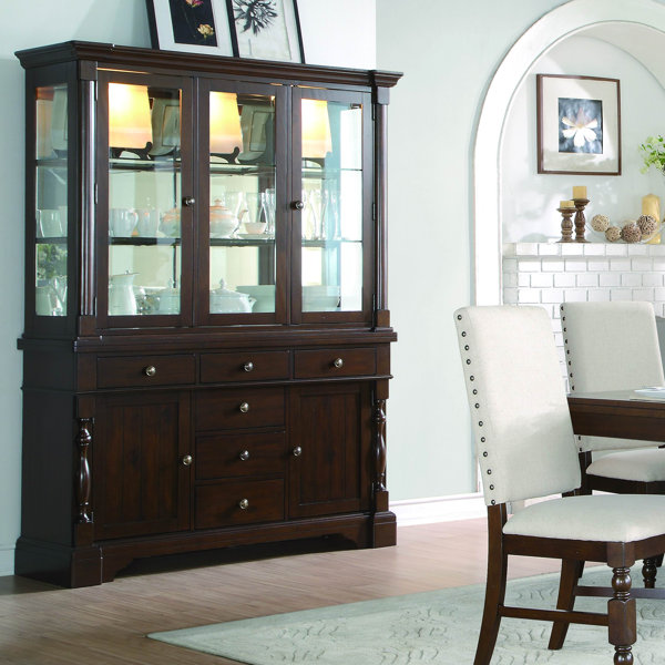 Darby Home Co Brownville Buffet Lighted China Cabinet Reviews Darby Home Co Brownville Buffet Lighted China Cabinet Reviews Wayfair