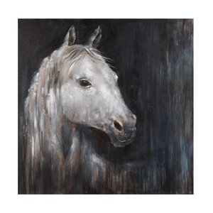Mystical Horse Painting on Wrapped Canvas