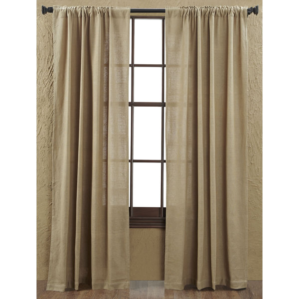 vhc brands burlap curtain panels & reviews | wayfair vhc brands burlap curtain panels & reviews | wayfair