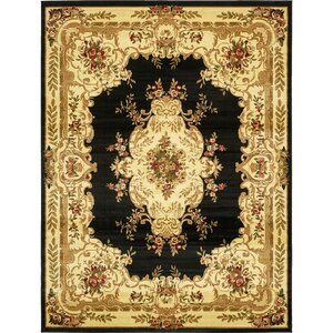 Oskar Black Area Rug