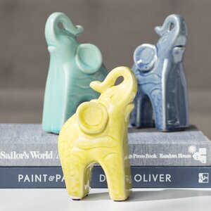 Dorota Elephant Statue Figurine (Set of 3)
