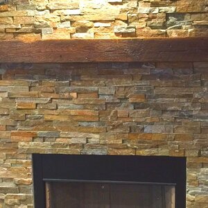 Reclaimed Barn Beam Fireplace Mantel Shelf