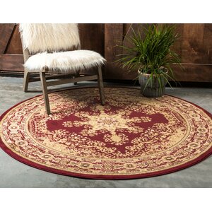 Onsted Red/Beige Area Rug