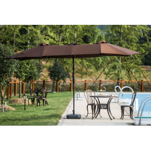 Brown Rectangular Patio Umbrellas You Ll Love In 2019 Wayfair