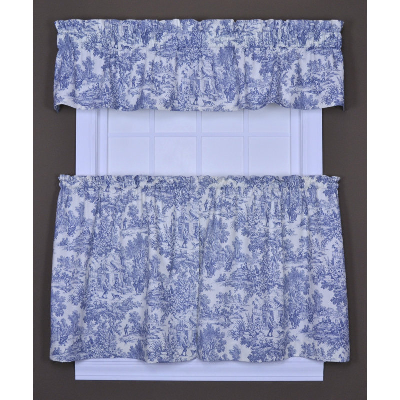Gatineau Toile Tier Curtain Reviews Birch Lane