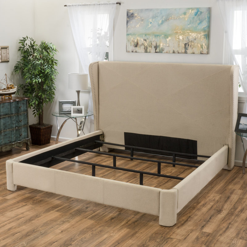 Alcott Hill Bellville King Upholstered Panel Bed & Reviews Wayfair