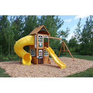 Meadowvale Wooden Swing Set Wayfair Ca