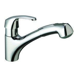 Alira Single Handle Single Hole Standard Kitchen Faucet with Dual Spray