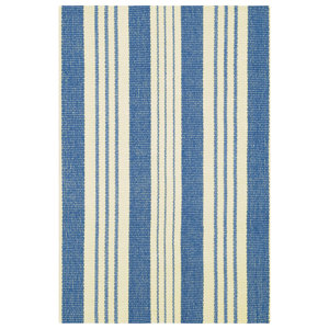 Hand Woven Blue Area Rug