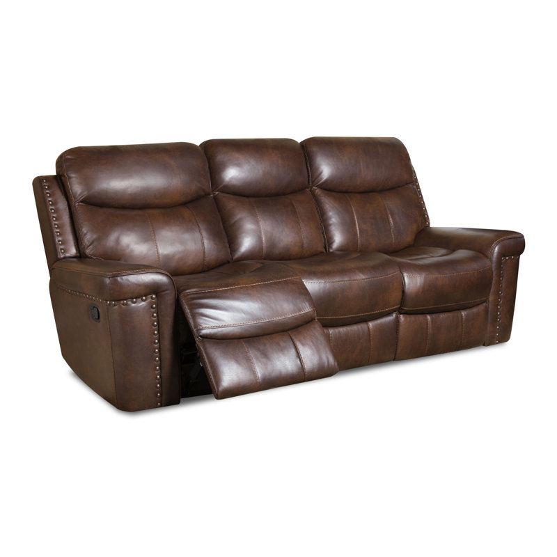 Heineman Leather Reclining Sofa
