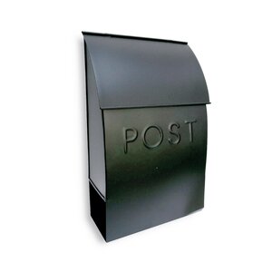 Milano Pointed Post Wall Mounted Mailbox