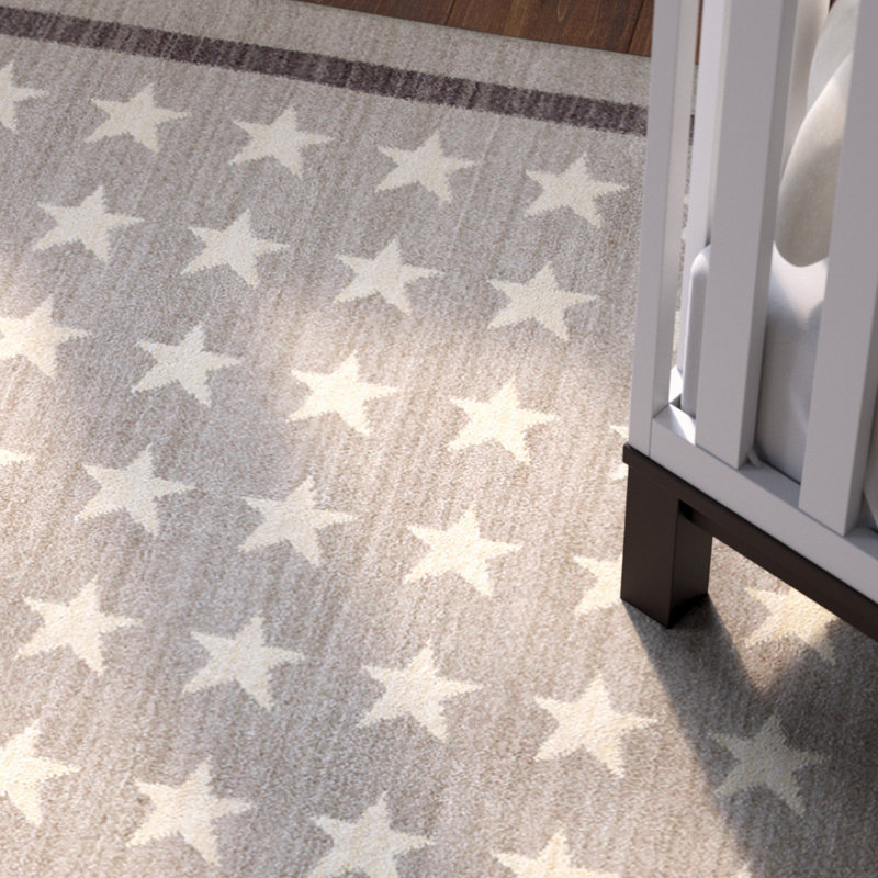 Risner Nursery Stars Gray Area Rug Reviews Birch Lane Risner Nursery Stars Gray Area Rug