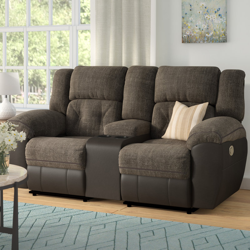 Red Barrel Studio Simmons Double Motion Reclining Loveseat