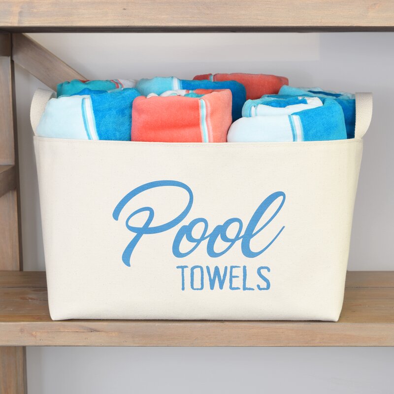 asouthernbucket Pool Towels Storage Bin & Reviews | Wayfair