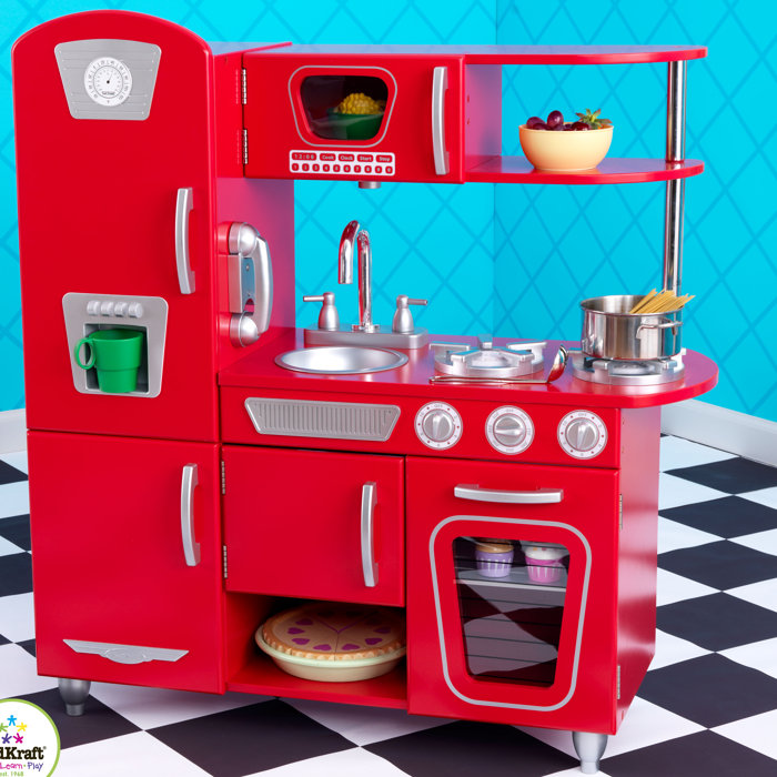 Kidkraft Vintage Kitchen Set Reviews Wayfair Ca Vintage Kitchen Set