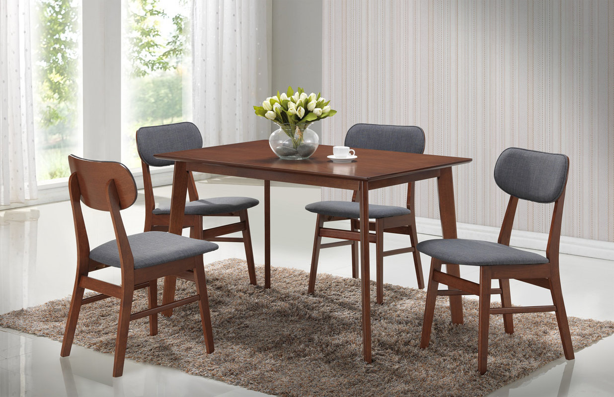 Roundhill Furniture Sacramento 5 Piece Dining Set & Reviews Roundhill Furniture Sacramento 5 Piece Dining Set & Reviews