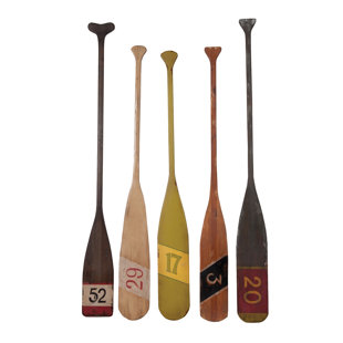 Decorative Oars For Walls Wayfair Hayes 5 Piece Decorative Oar Set