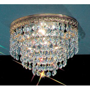 Genevieve Crystal Light Semi-Flush Mount