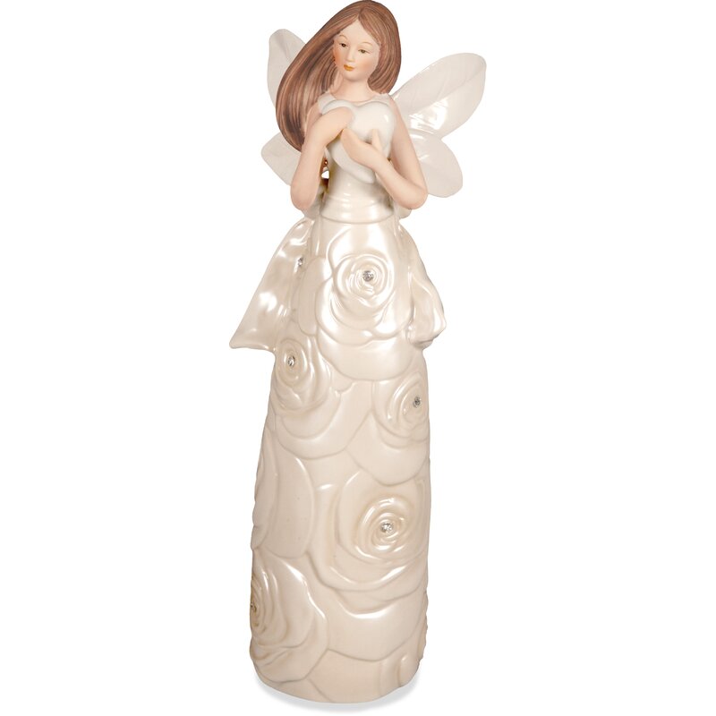 enchanted rose figurine